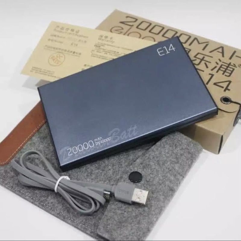 Eloop E14 20,000mAh พาวเวอร์แบงค์รุ่นคลาสสิกที่ยังน่าสนใจ